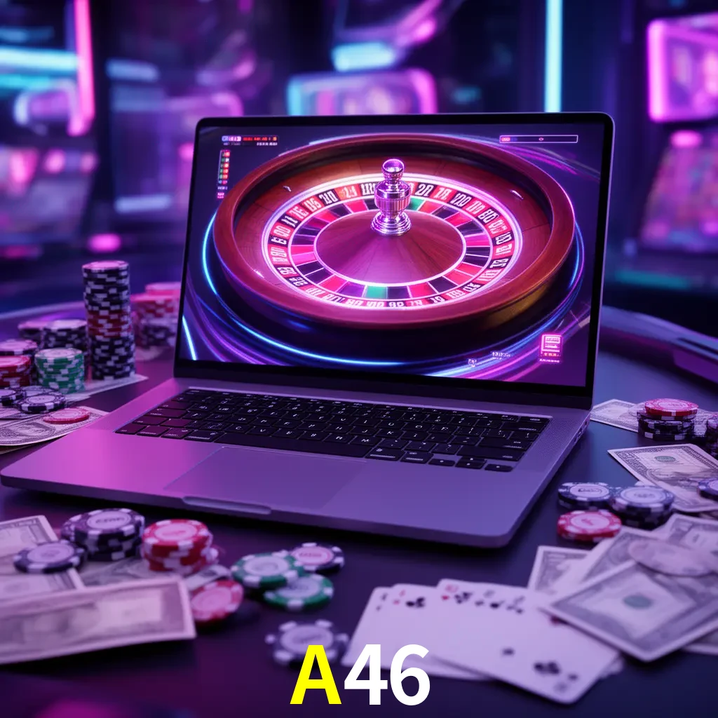 Centro móvil A46 con casino, cajero, bonos, app y acceso de cuenta para México